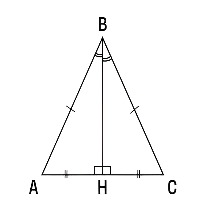 Пример медианы треугольника